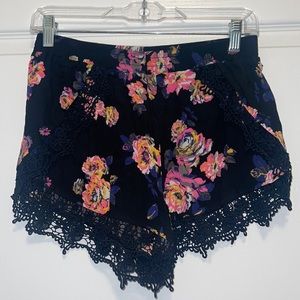 Kendall & Kylie floral shorts from PacSun